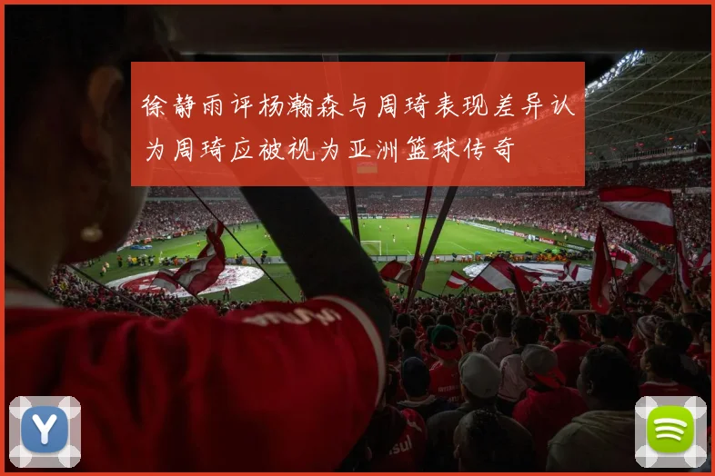 徐静雨评杨瀚森与周琦表现差异认为周琦应被视为亚洲篮球传奇