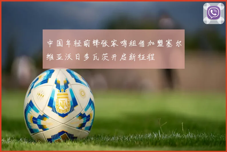 中国年轻前锋张家鸣租借加盟塞尔维亚沃日多瓦茨开启新征程